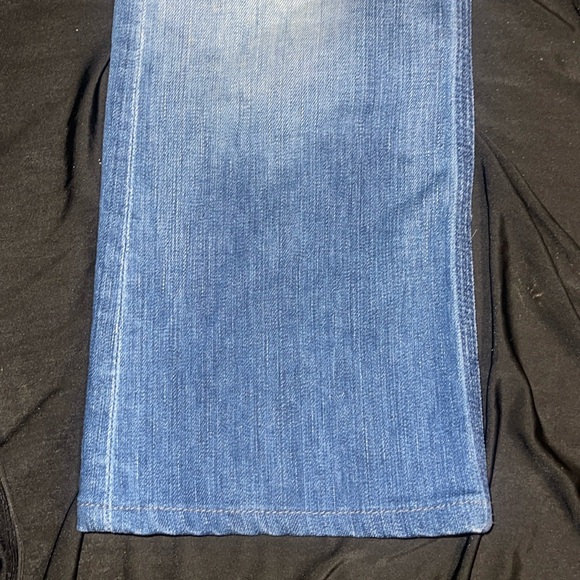 Euc 7 Seven For All Mankind Low Rise Straight Leg Denim Jeans 30 31 - Picture 7 of 9